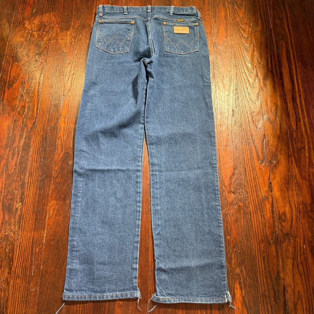 Wrangler Jeans Mens 35x34‎ Blue Cowboy 13MWZ Western Rodeo Denim